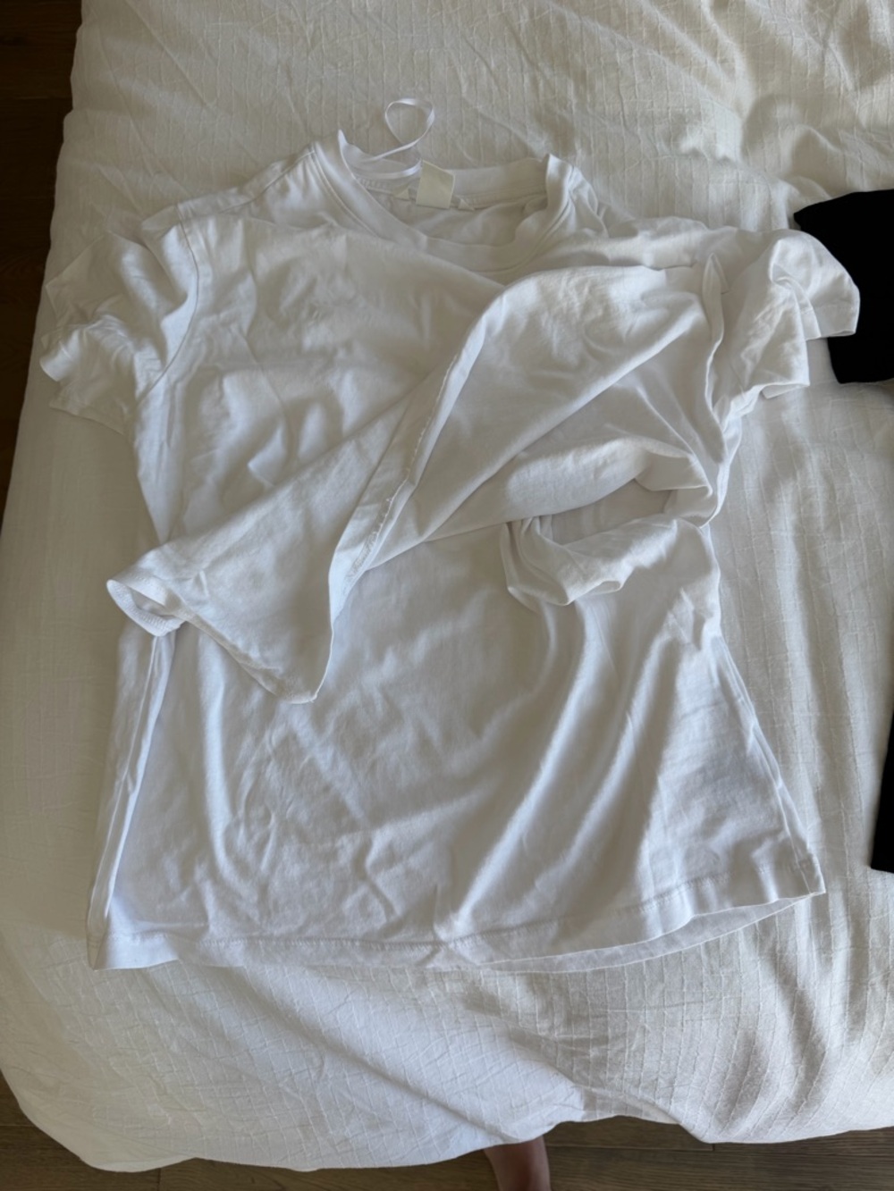 H&M White Short Sleeve Tee